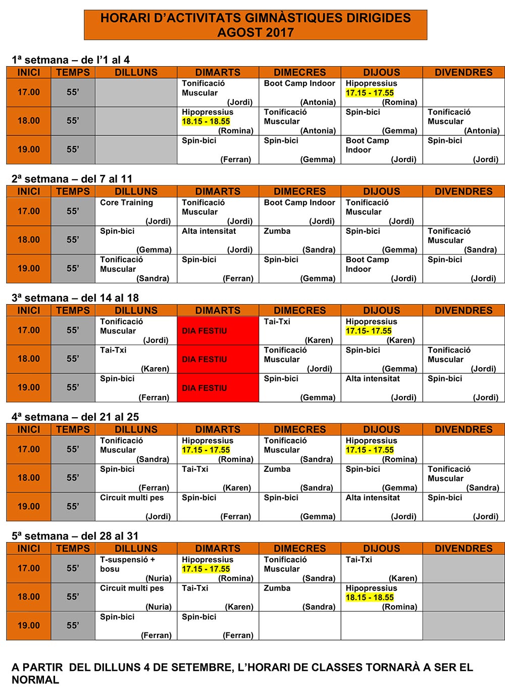 Gimnastica estiu2017