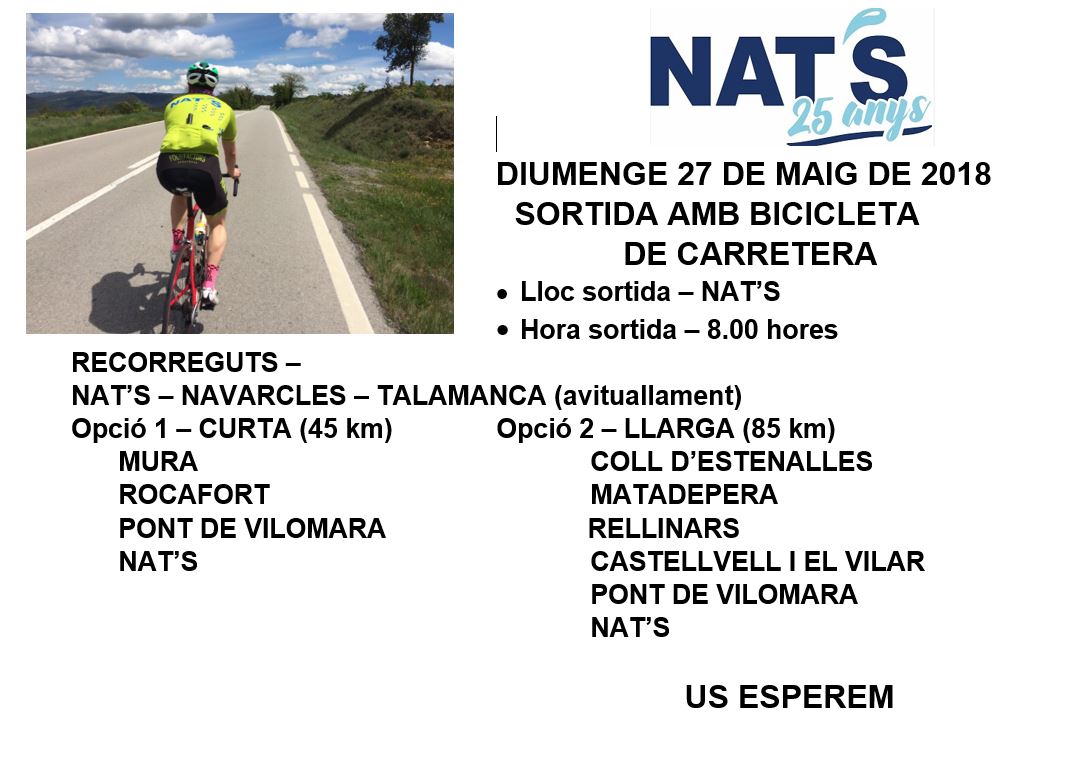 sortida bici carretera